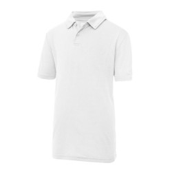 Kids cool polo JC40J Arctic White 34