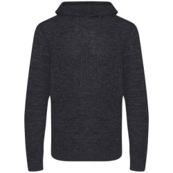 Iguazu regen knitted hoodie EA080 Charcoal/Black S