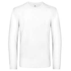 B&C #E190 long sleeve BA221 White XL