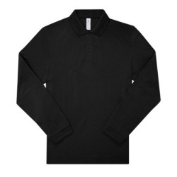 B&C My Polo 180 LSL BA262 Black* 2XL