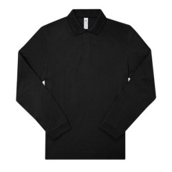B&C My Polo 180 LSL BA262 Black* 3XL