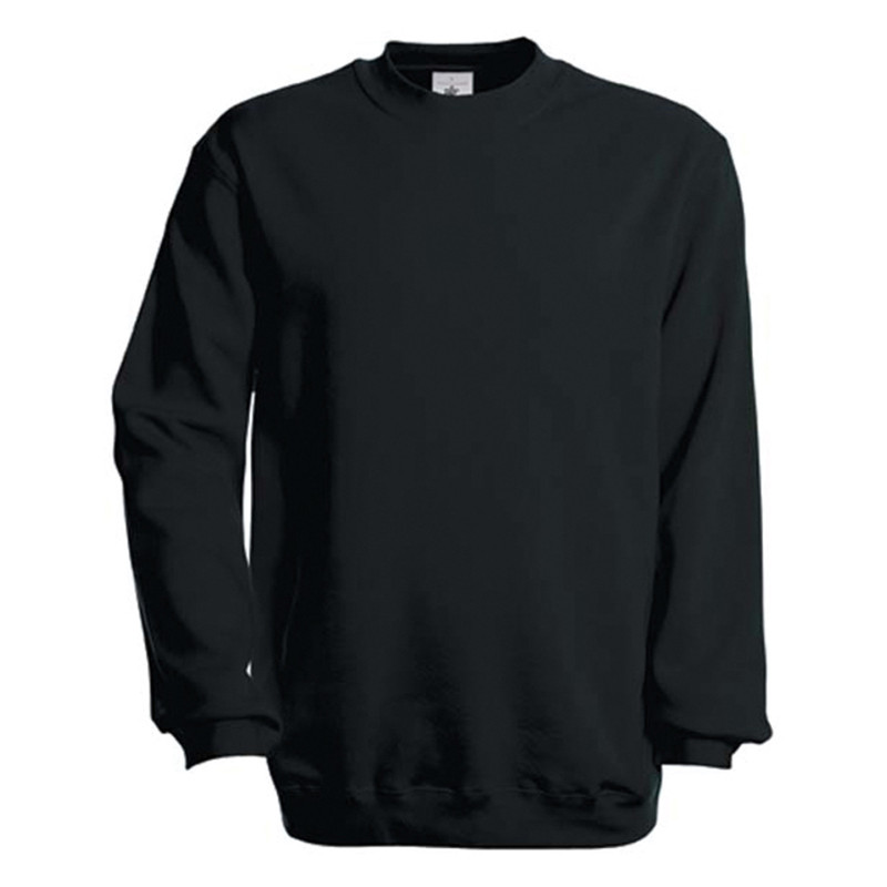 B&C Set-in sweatshirt BA401 Black* M
