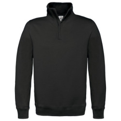 B&C ID.004 � zip sweatshirt BA406 Black S