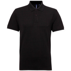 Men's polycotton blend polo AQ015 Black S