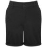 WoMen's lightweight chino shorts AQ068 Black M
