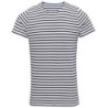 Men's Marinière coastal short sleeve tee AQ072 White/Navy S