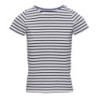 Women's Marinière coastal short sleeve tee AQ073 White/Navy XS