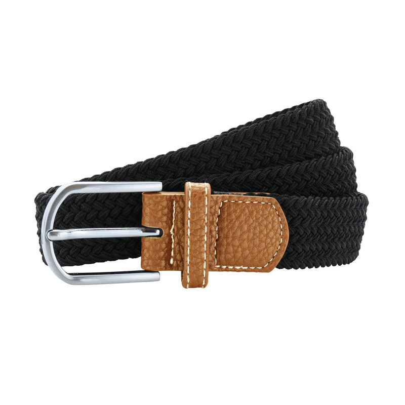 Braid stretch belt AQ900 Black One Size