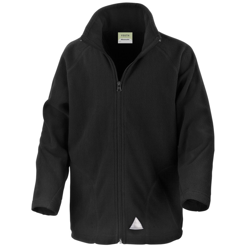 Core junior microfleece jacket R114J Black 2XS