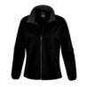Women's Core printable softshell jacket R231F Black/Black M