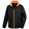 Core printable softshell jacket R231M Black/Orange S