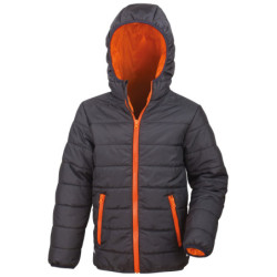 Core junior soft padded jacket R233J Black/Orange 2XS