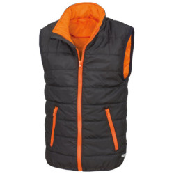 Core junior bodywarmer R234J Black/Orange 2XS