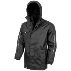 3-in1 CORE transit jacket with printable softshell inner R236X Black XS