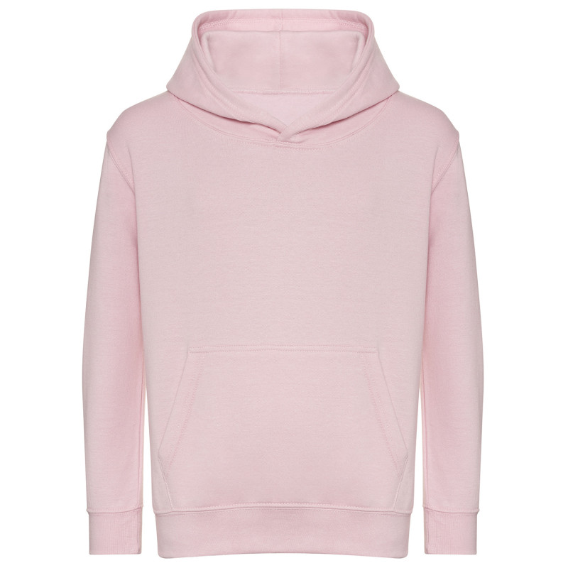 Kids organic hoodie J201J Baby Pink 56