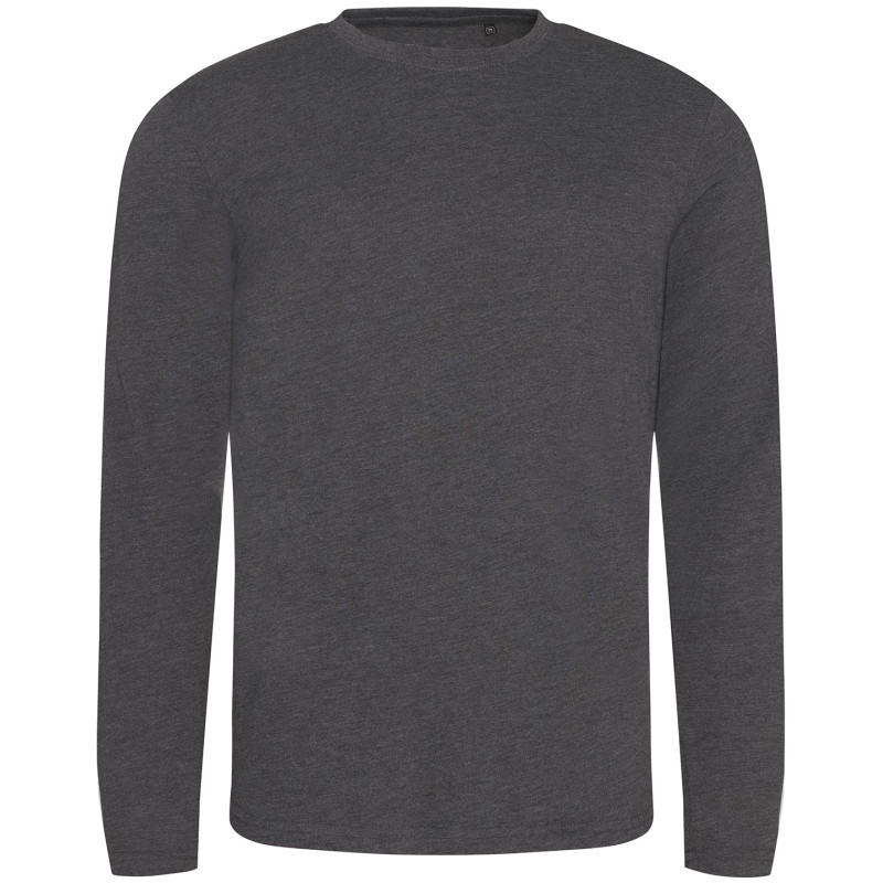 Triblend T long sleeve JT002 Heather Charcoal M