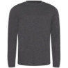 Triblend T long sleeve JT002 Heather Charcoal M