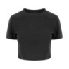 Women's triblend cropped T JT006 Heather Black L