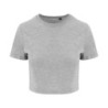 Women's triblend cropped T JT006 Heather Grey S