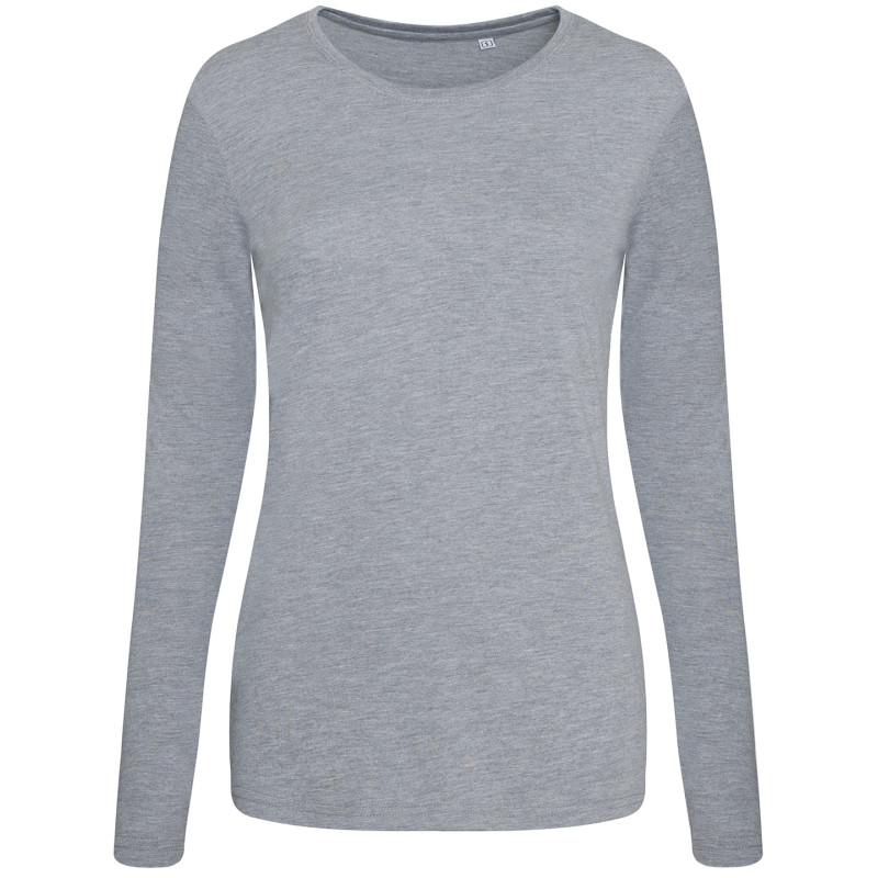 Women's triblend T long sleeve JT02F Heather Grey S