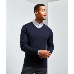 Essential' acrylic v-neck sweater