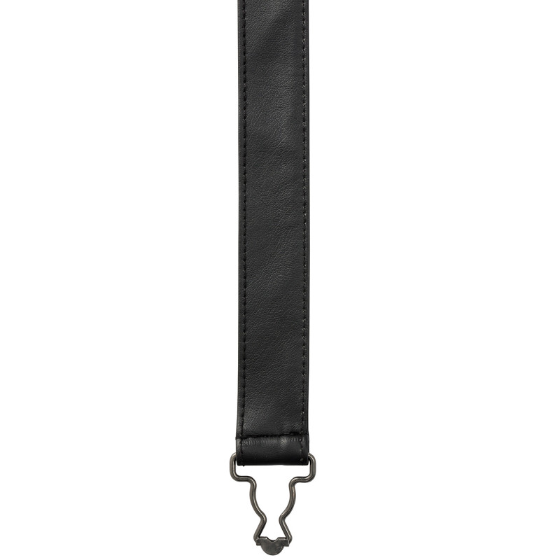 Cross back interchangeable apron straps PR119 Black Faux Leather One Size