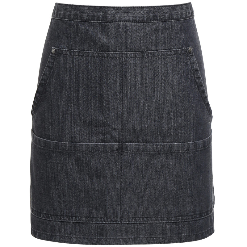 Jeans stitch denim waist apron PR125 Black Denim One Size