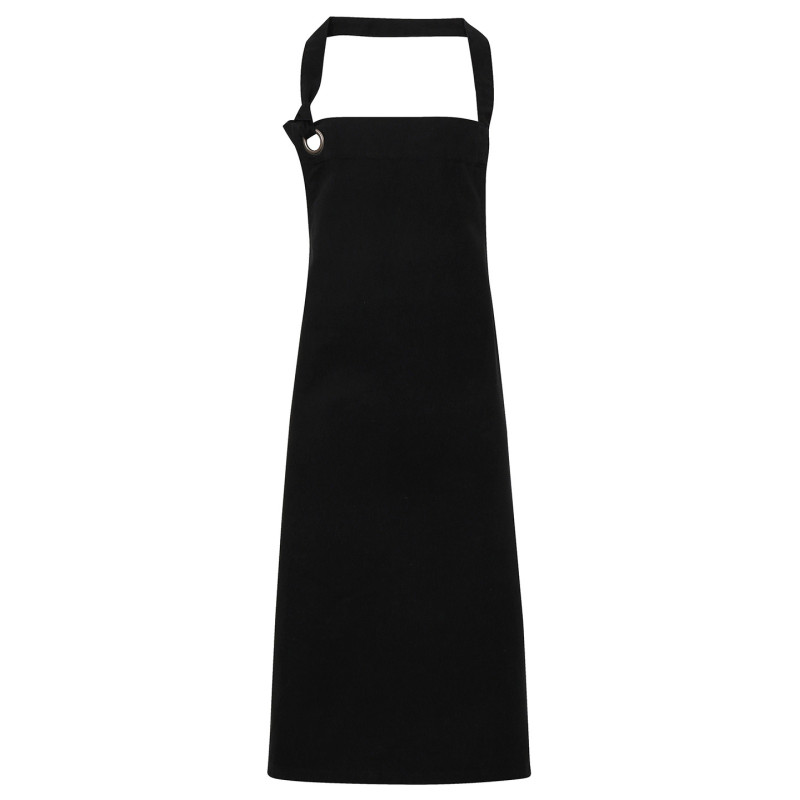 Calibre heavy cotton canvas bib apron PR130 Black One Size