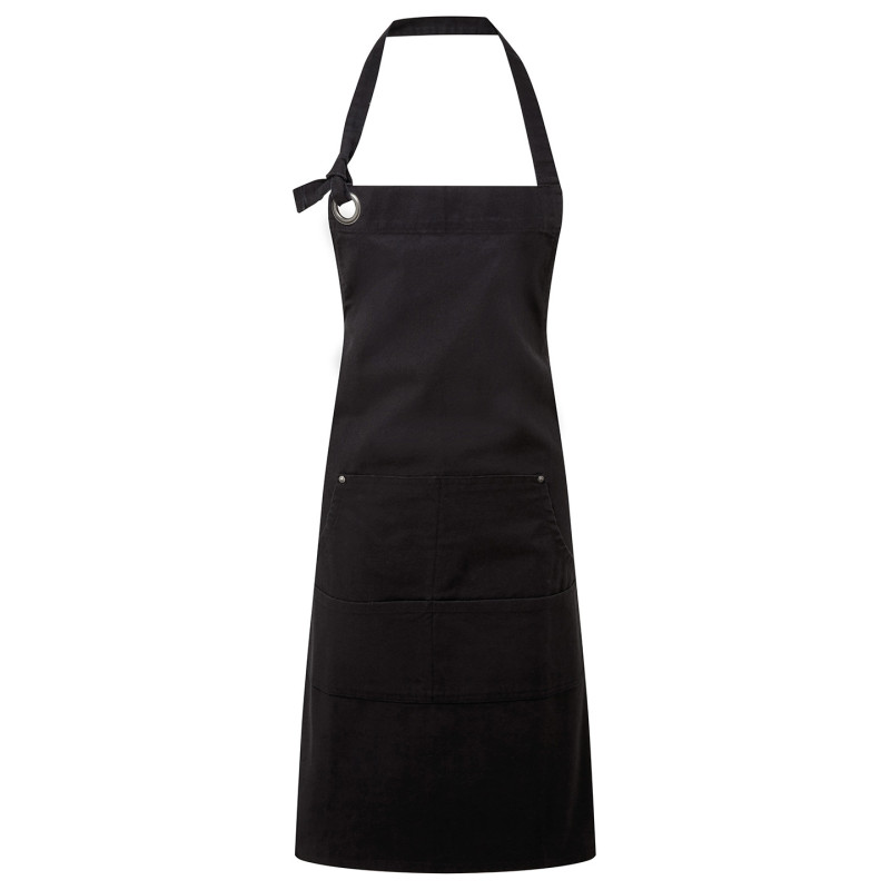 Calibre heavy cotton canvas pocket apron PR137 Black One Size