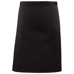 Colours mid-length apron PR151 Black One Size