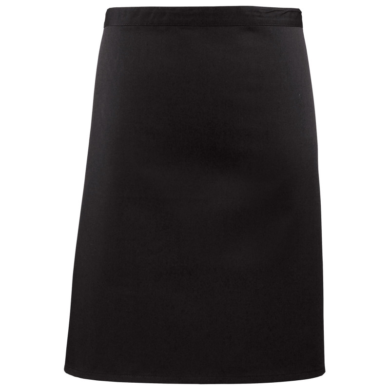 Colours mid-length apron PR151 Black One Size