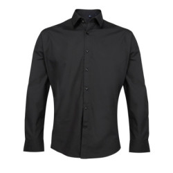 Supreme poplin long sleeve shirt PR207 Black 17.5