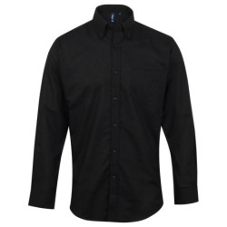 Signature Oxford long sleeve shirt PR234 Black 15