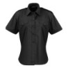 Women's short sleeve pilot blouse PR312 Black 8