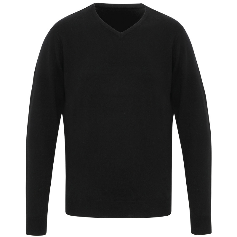 Essential' acrylic v-neck sweater PR400 Black S