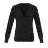 Women's 'essential' acrylic cardigan PR402 Black 18
