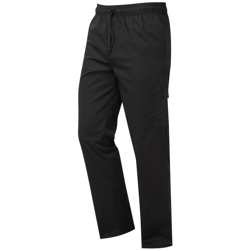 Chef's essential cargo pocket trousers PR555 Black 2XL