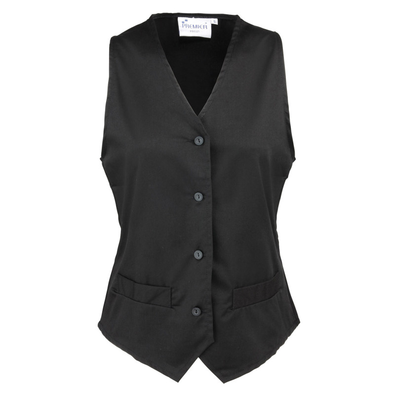 Women's hospitality waistcoat PR621 Black XL