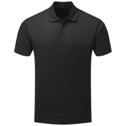 Men's spun-dyed sustainable polo shirt PR631 Black S