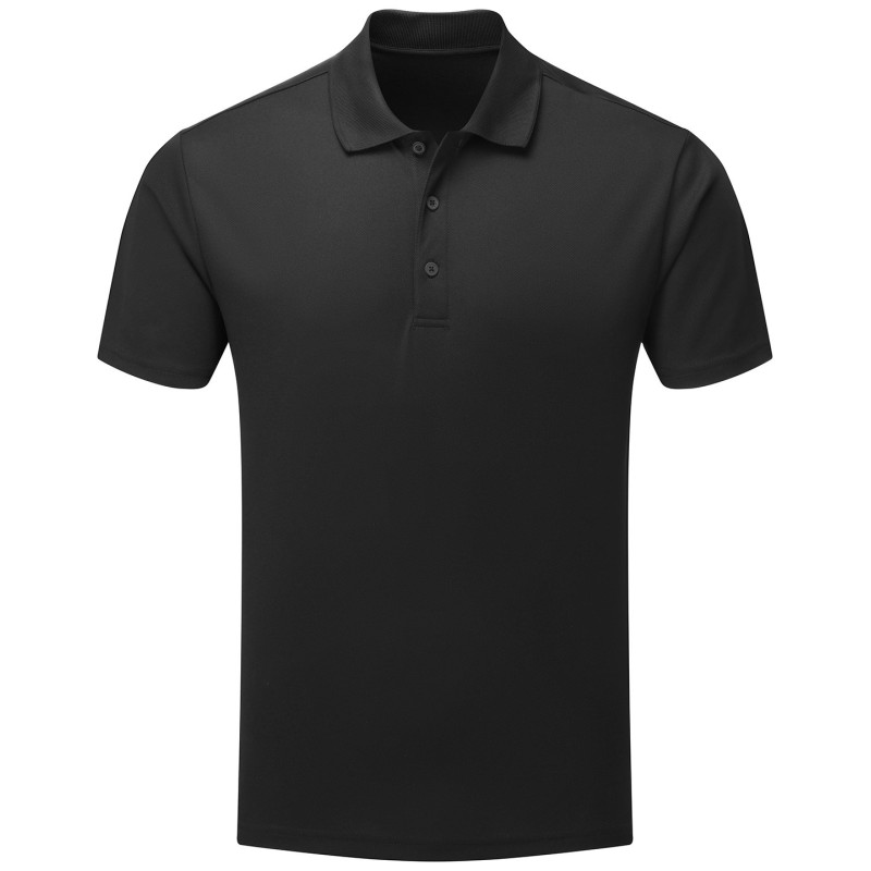 Men's spun-dyed sustainable polo shirt PR631 Black S