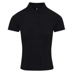 Women's Coolchecker� plus piqu� polo with CoolPlus� PR632 Black* XS