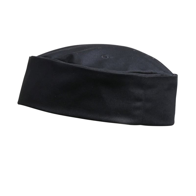 Turn-up chef's hat PR648 Black S