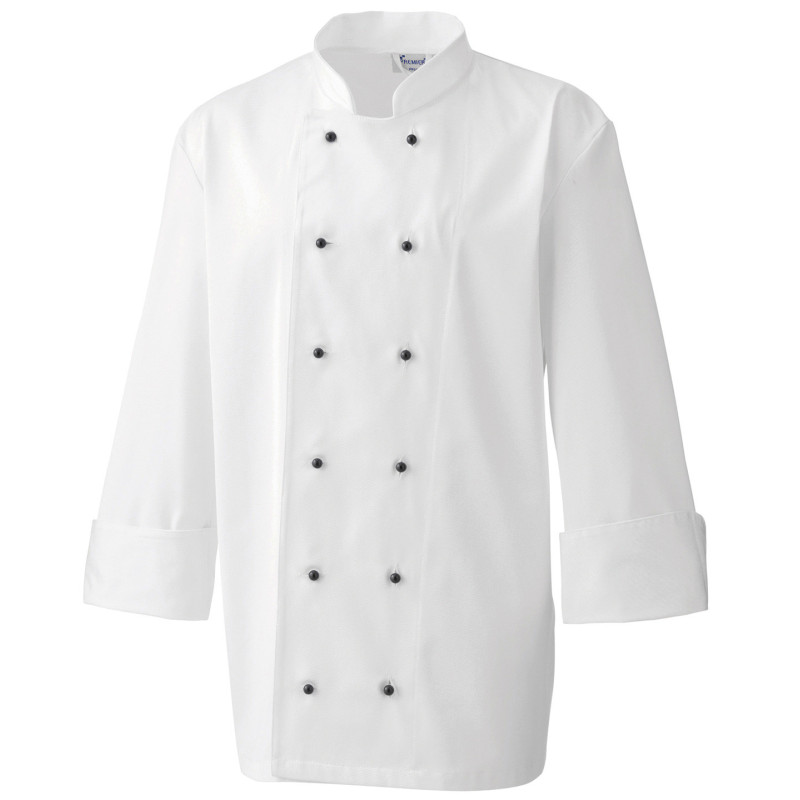 Chef's jacket studs PR652 Black One Size