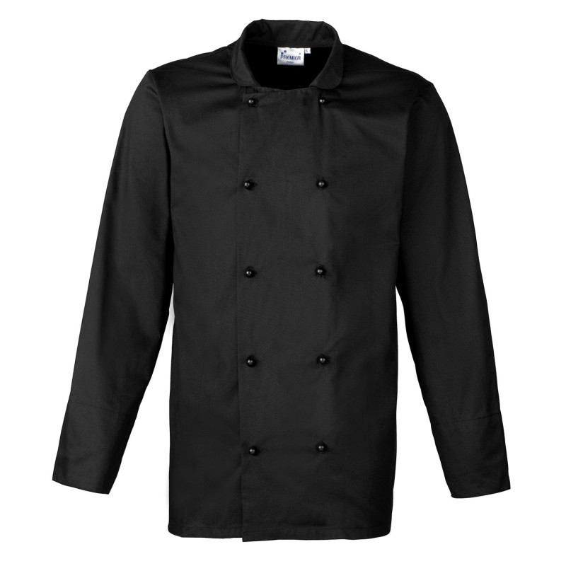 Cuisine long sleeve chef's jacket PR661 Black XS