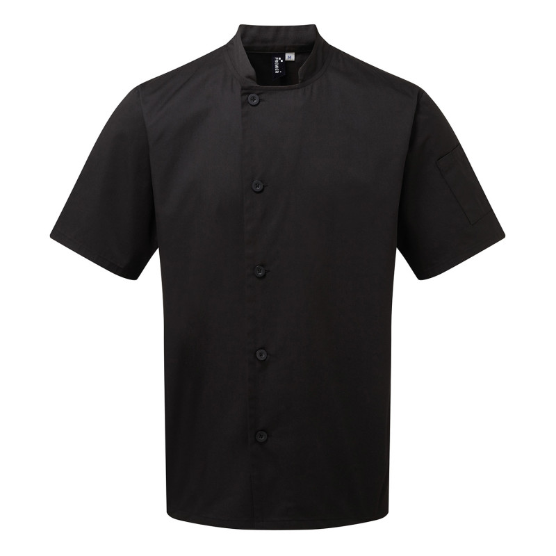 Chef's essential short sleeve jacket PR900 Black M