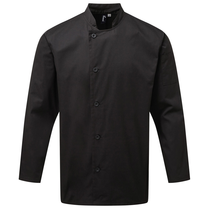 Chef's essential long sleeve jacket PR901 Black XS
