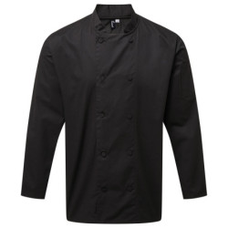 Chef's Coolchecker� long sleeve jacket PR903 Black M