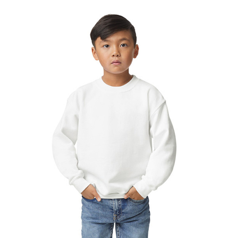 Gildan Sweater Crewneck HeavyBlend for kids GIL18000B 000 White L