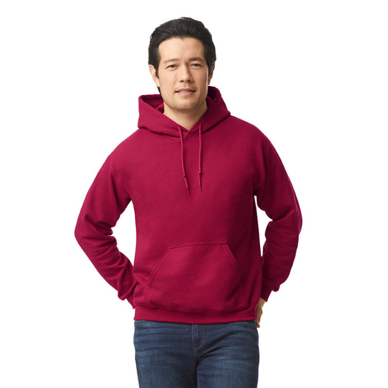 Gildan Sweater Hooded HeavyBlend for him GIL18500 7427 Antique Cherry Red L