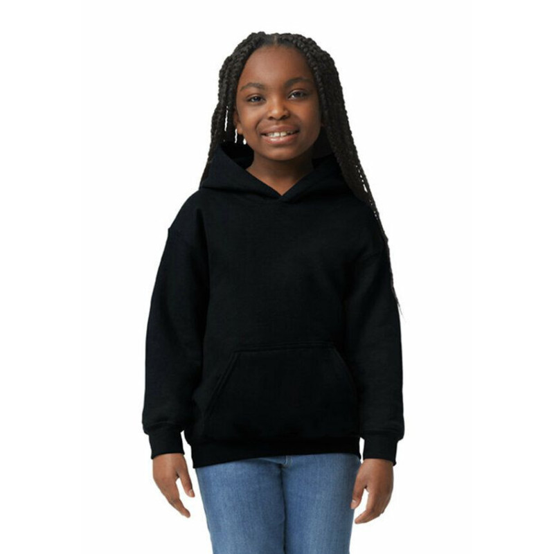 Gildan Sweater Hooded HeavyBlend for kids GIL18500B 426 Black L